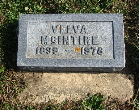 MCINTIRE, VELVA - Mitchell County, Iowa | VELVA MCINTIRE 