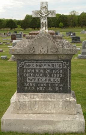 MULICK, PATRICK (1834) - Mitchell County, Iowa | PATRICK (1834) MULICK 