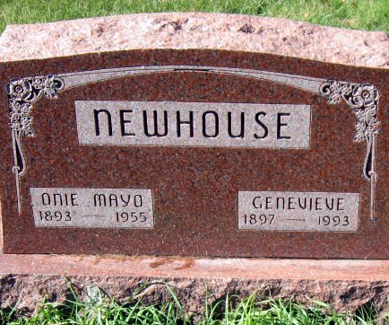 NEWHOUSE, ONIE MAYO - Mitchell County, Iowa | ONIE MAYO NEWHOUSE 