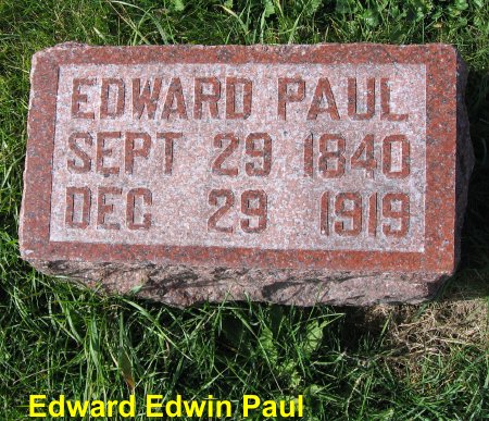 PAUL, EDWARD EDWIN - Mitchell County, Iowa | EDWARD EDWIN PAUL 