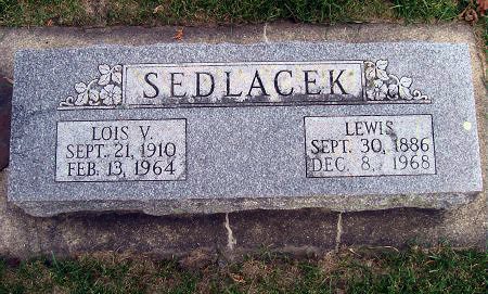 SEDLACEK, LOIS V. - Mitchell County, Iowa | LOIS V. SEDLACEK 