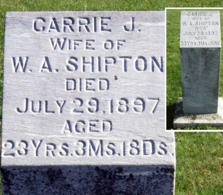 SHIPTON, CARRIE J. - Mitchell County, Iowa | CARRIE J. SHIPTON 