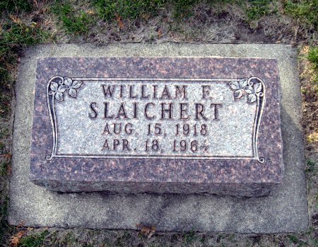 SLAICHERT, WILLIAM F. - Mitchell County, Iowa | WILLIAM F. SLAICHERT 