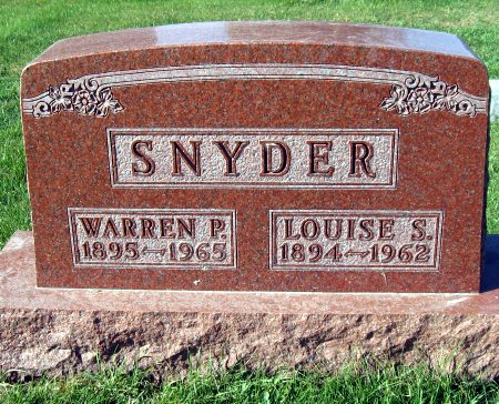 SNYDER, WARREN P. - Mitchell County, Iowa | WARREN P. SNYDER 