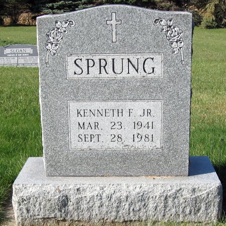SPRUNG, KENNETH F., JR. - Mitchell County, Iowa | KENNETH F., JR. SPRUNG 