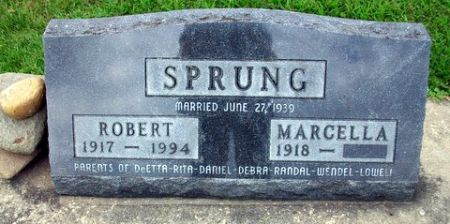 GILLES SPRUNG, MARCELLA MARY - Mitchell County, Iowa | MARCELLA MARY GILLES SPRUNG 