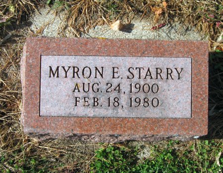 STARRY, MYRON E. - Mitchell County, Iowa | MYRON E. STARRY 