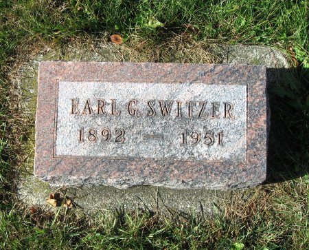 SWITZER, EARL G. (HEADSTONE) - Mitchell County, Iowa | EARL G. (HEADSTONE) SWITZER 