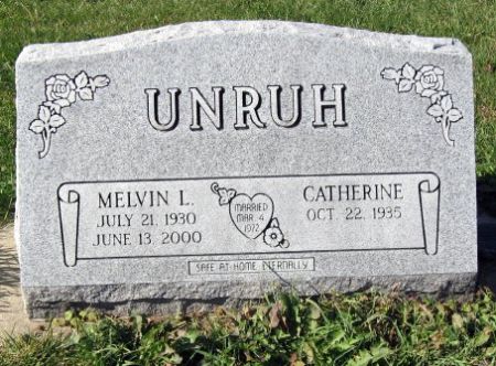 UNRUH, MELVIN L. - Mitchell County, Iowa | MELVIN L. UNRUH 
