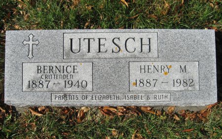 UTESCH, HENRY M. - Mitchell County, Iowa | HENRY M. UTESCH 