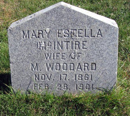 MCINTIRE WOODARD, MARY ESTELLA - Mitchell County, Iowa | MARY ESTELLA MCINTIRE WOODARD 