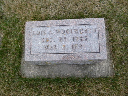 WOOLWORTH, LOIS - Mitchell County, Iowa | LOIS WOOLWORTH 