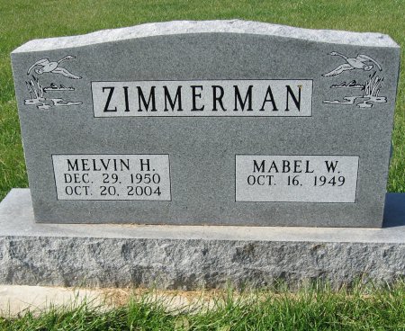 ZIMMERMAN, MELVIN H. - Mitchell County, Iowa | MELVIN H. ZIMMERMAN 