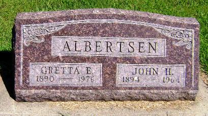 ALBERTSEN, JOHN H - Monona County, Iowa | JOHN H ALBERTSEN 