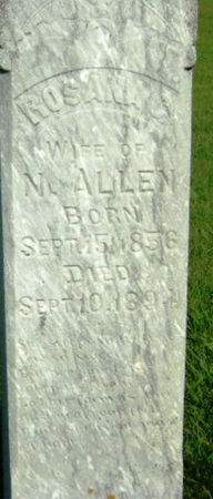 ALLEN, ROSANNA C - Monona County, Iowa | ROSANNA C ALLEN 