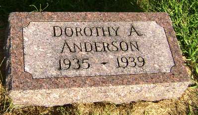 ANDERSON, DOROTHY A - Monona County, Iowa | DOROTHY A ANDERSON 