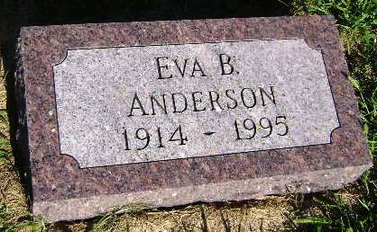 ANDERSON, EVA B - Monona County, Iowa | EVA B ANDERSON 