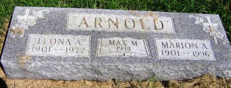 ARNOLD, MAX M - Monona County, Iowa | MAX M ARNOLD 