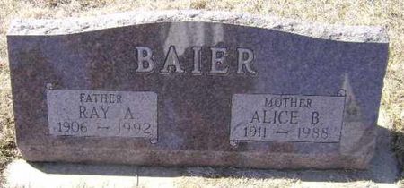BAIER, ALICE B - Monona County, Iowa | ALICE B BAIER 