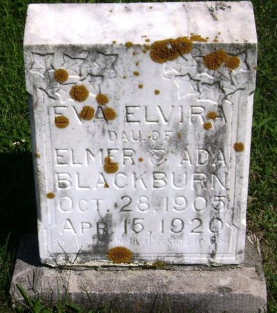 BLACKBURN, EVA ELVIRA - Monona County, Iowa | EVA ELVIRA BLACKBURN 
