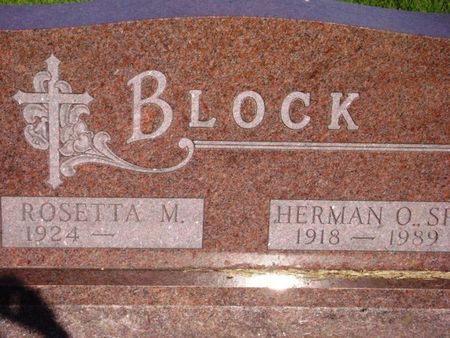 BLOCK, HERMAN O - Monona County, Iowa | HERMAN O BLOCK 