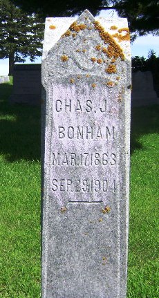 BONHAM, CHAS J - Monona County, Iowa | CHAS J BONHAM 