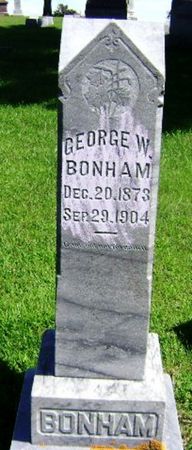 BONHAM, GEORGE W - Monona County, Iowa | GEORGE W BONHAM 