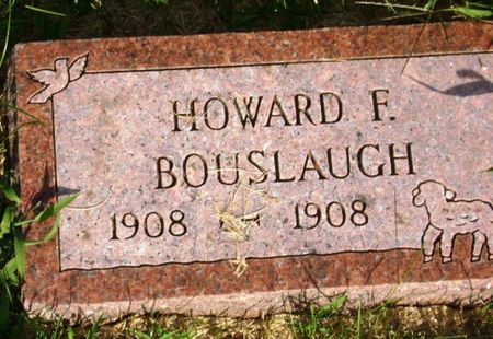 BOUSLAUGH, HOWARD F - Monona County, Iowa | HOWARD F BOUSLAUGH 