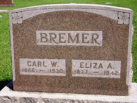 BREMER, ELIZA A - Monona County, Iowa | ELIZA A BREMER 