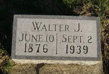 BROWN, WALTER J - Monona County, Iowa | WALTER J BROWN 