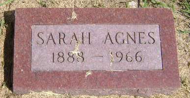 CARLSON, SARAH AGNES - Monona County, Iowa | SARAH AGNES CARLSON 
