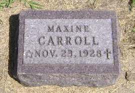 CARROLL, MAXINE - Monona County, Iowa | MAXINE CARROLL 