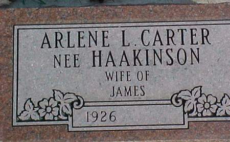 CARTER, ARLENE L - Monona County, Iowa | ARLENE L CARTER 