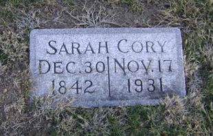 CORY, SARAH - Monona County, Iowa | SARAH CORY 