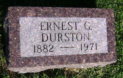 DURSTON, ERNEST G - Monona County, Iowa | ERNEST G DURSTON 