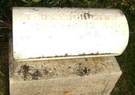 EDGINGTON, MARY - Monona County, Iowa | MARY EDGINGTON 