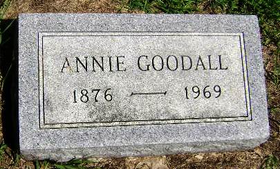 GOODALL, ANNIE - Monona County, Iowa | ANNIE GOODALL 
