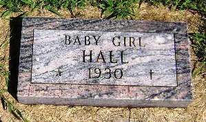 HALL, BABY GIRL - Monona County, Iowa | BABY GIRL HALL 