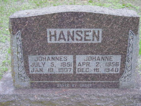 HANSEN, JOHANNES - Monona County, Iowa | JOHANNES HANSEN 