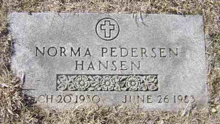 PEDERSEN HANSEN, NORMA - Monona County, Iowa | NORMA PEDERSEN HANSEN 