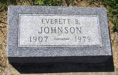 JOHNSON, EVERETT B - Monona County, Iowa | EVERETT B JOHNSON 