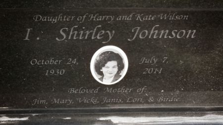 JOHNSON, I. SHIRLEY - Monona County, Iowa | I. SHIRLEY JOHNSON 