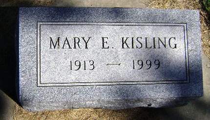 KISLING, MARY E - Monona County, Iowa | MARY E KISLING 