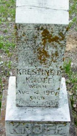 KNOFF, KRESTINE - Monona County, Iowa | KRESTINE KNOFF 
