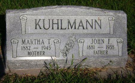 KUHLMANN, MARTHA - Monona County, Iowa | MARTHA KUHLMANN 