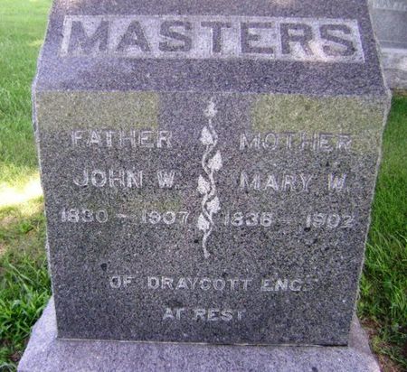 MASTERS, JOHN W - Monona County, Iowa | JOHN W MASTERS 