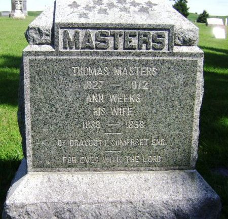 WEEKS MASTERS, ANN - Monona County, Iowa | ANN WEEKS MASTERS 