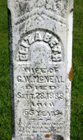 MCNEAL, ELIZABETH - Monona County, Iowa | ELIZABETH MCNEAL 