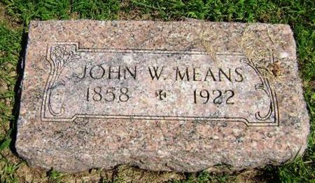 MEANS, JOHN W - Monona County, Iowa | JOHN W MEANS 
