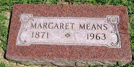 MEANS, MARGARET - Monona County, Iowa | MARGARET MEANS 